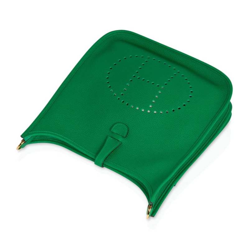 Evelyne PM Bag Bamboo Gold Hardware Clemence Leather New w/Box