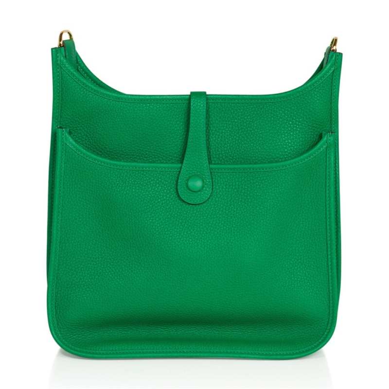 Evelyne PM Bag Bamboo Gold Hardware Clemence Leather New w/Box