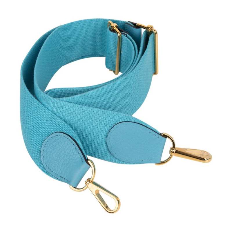 Evelyne PM Bag Blue De Nord Clemence Gold