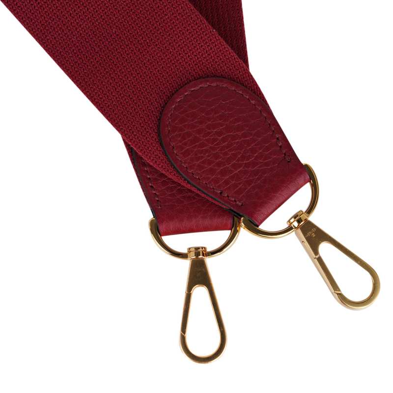 Evelyne PM Bag Rouge Grenat Gold Hardware Clemence