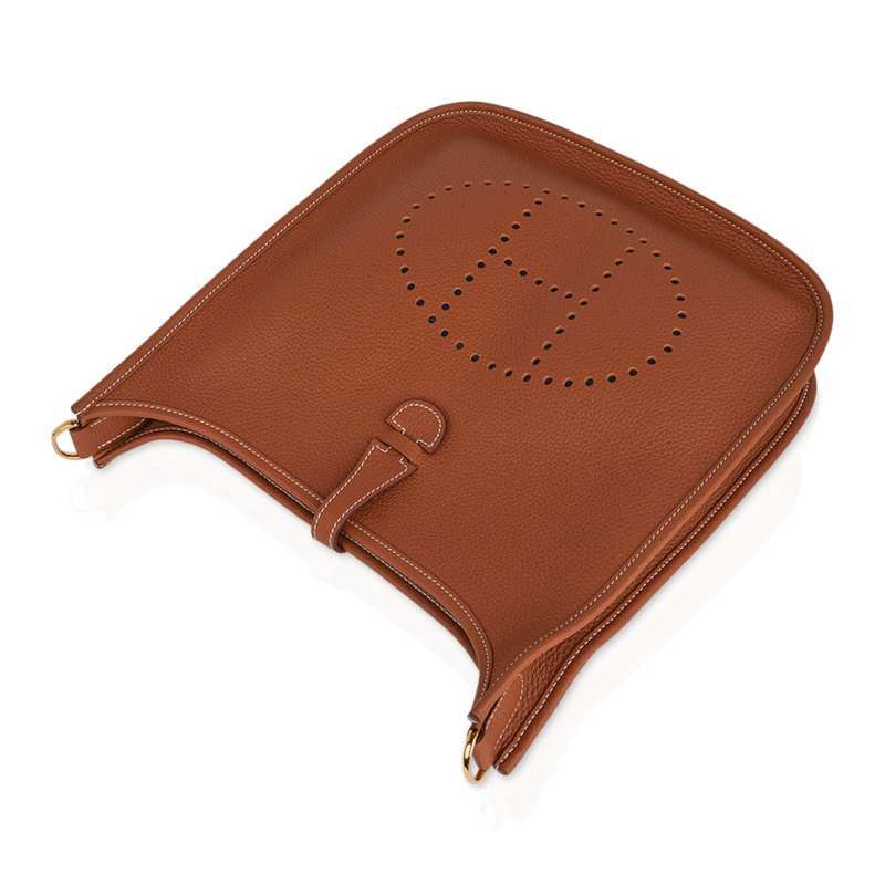 Evelyne PM Bag Gold Clemence Gold Hardware