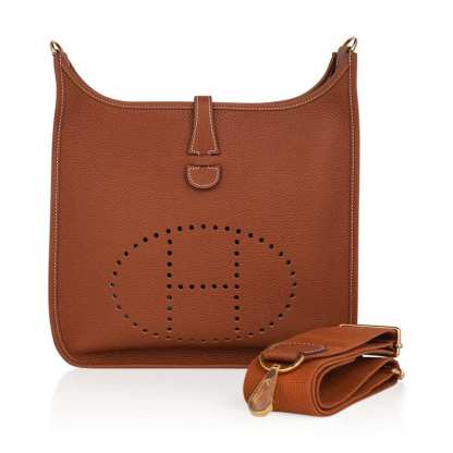 Evelyne PM Bag Gold Clemence Gold Hardware