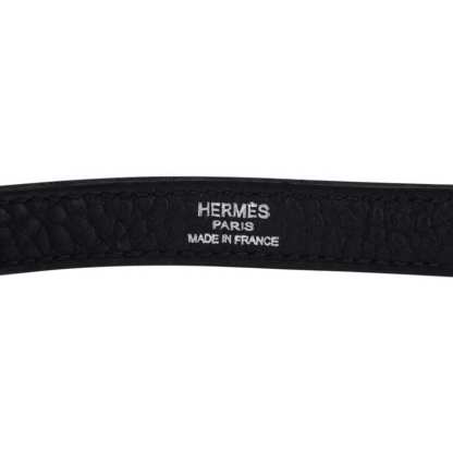 Kelly 32 Retourne Bag Black Togo Leather with Palladium Hardware