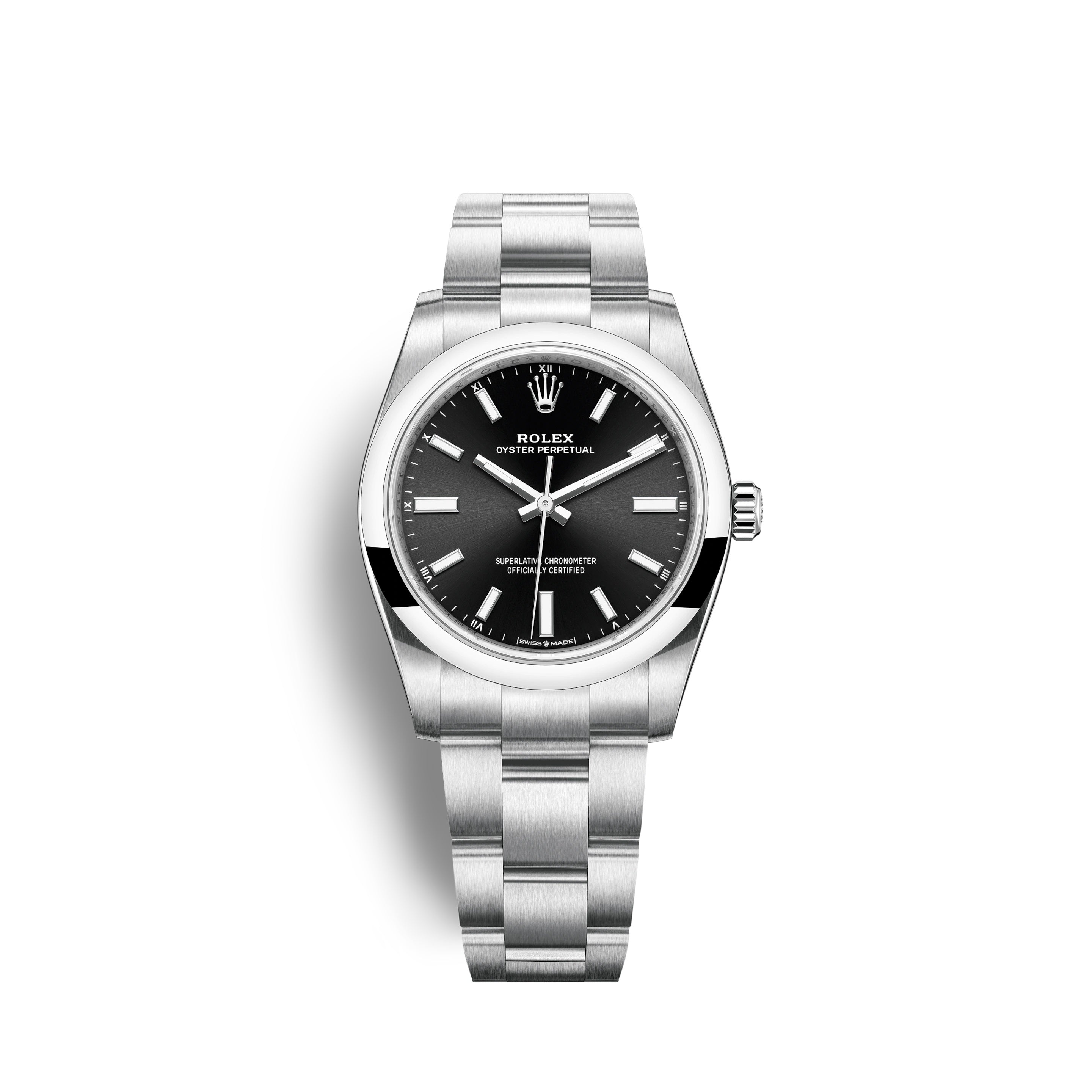 Oyster Perpetual No Date, Stainless Steel, 34mm, Ref# 124200-0002