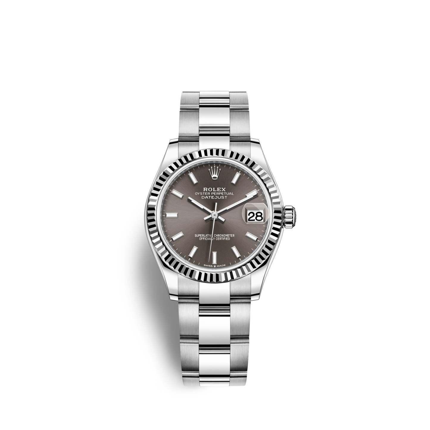 Datejust 31, Oystersteel and 18k White Gold, Ref# 278274-0015
