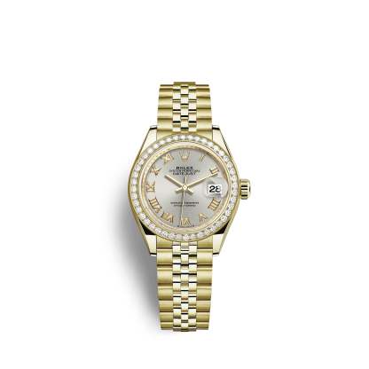 Lady-Datejust 28, 18kt Yellow Gold and diamonds, Ref# 279138RBR-0018