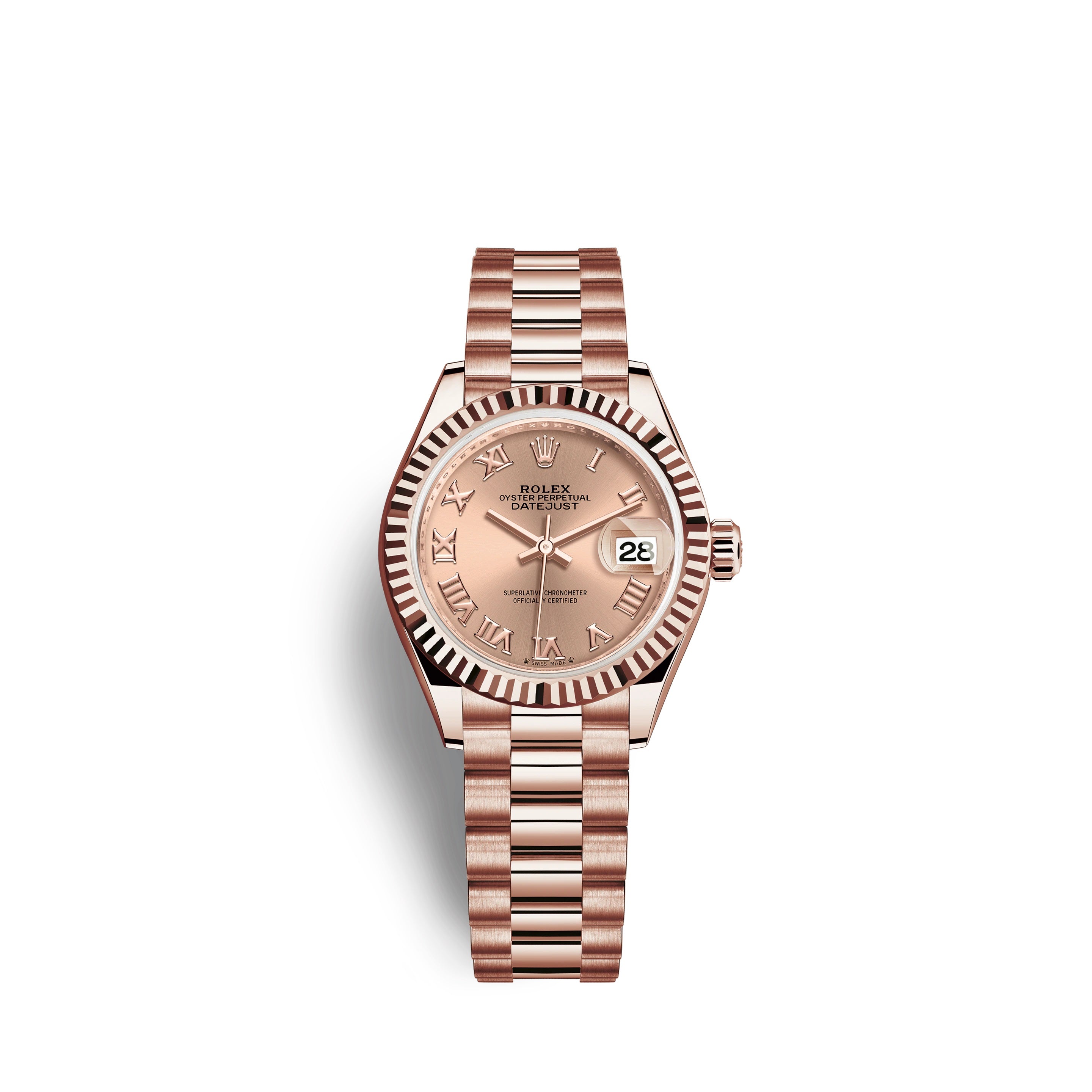 Lady-Datejust 28, 18k Everose Gold, Ref# 279175-0027