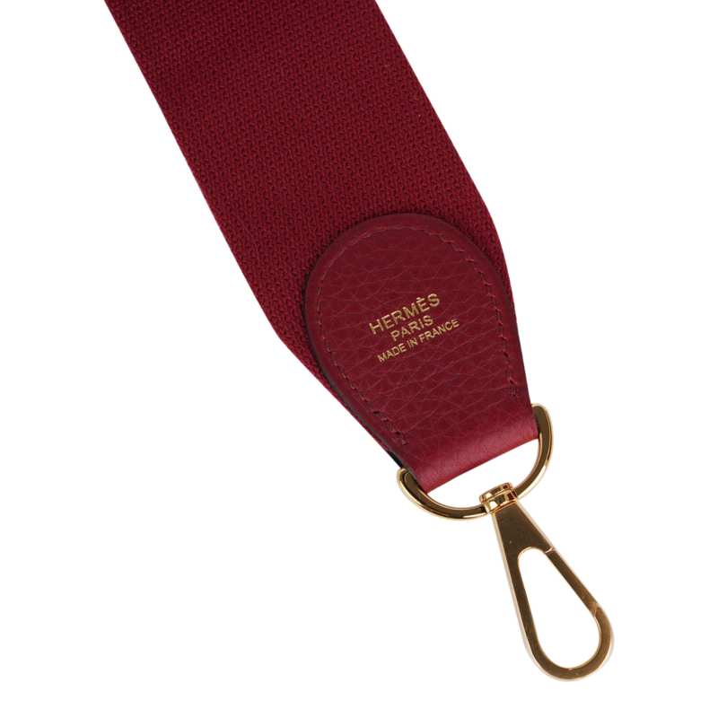 Evelyne PM Bag Rouge Grenat Gold Hardware Clemence