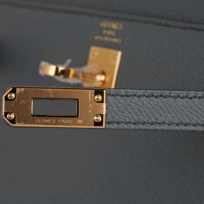 Kelly Sellier 25 Bag Vert Amande Gold Hardware Epsom Leather