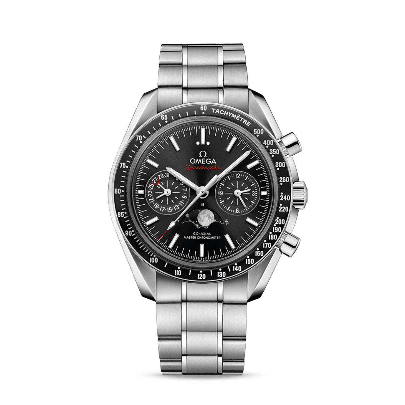 Speedmaster MOONPHASE CO‑AXIAL MASTER CHRONOMETER MOONPHASE CHRONOGRAPH Ref# 304.30.44.52.01.001
