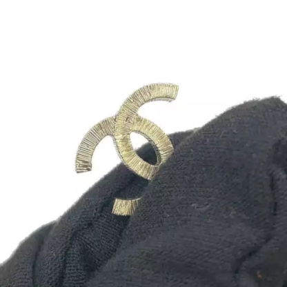 Double C Logo Rhinestone Long Pendant Necklace