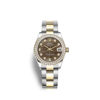 Datejust 36, Oystersteel, 18kt Yellow Gold and diamonds, Ref# 278383RBR-0023