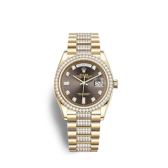 Day-Date 36 Yellow gold Ref# 128348RBR-0007