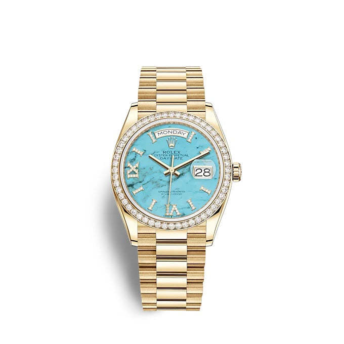 Day-Date 36 Yellow gold Ref# 128348RBR-0037