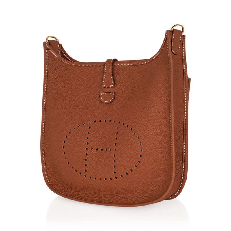 Evelyne PM Bag Gold Clemence Gold Hardware