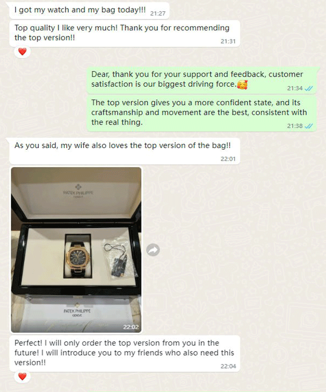 WhatsApp customer review