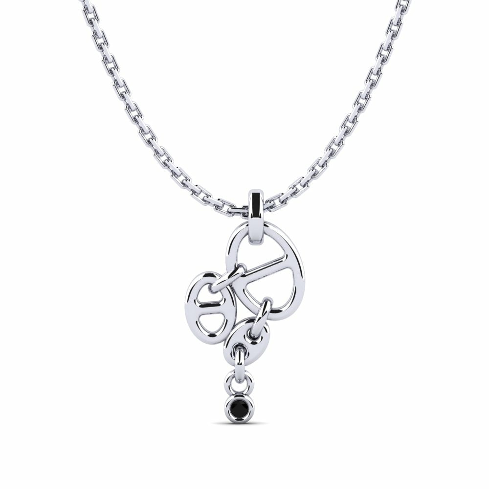 Shane D'ancle Anchenée MM Pendant Pink Gold Necklace