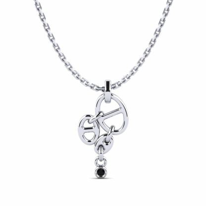 Shane D'ancle Anchenée MM Pendant Pink Gold Necklace