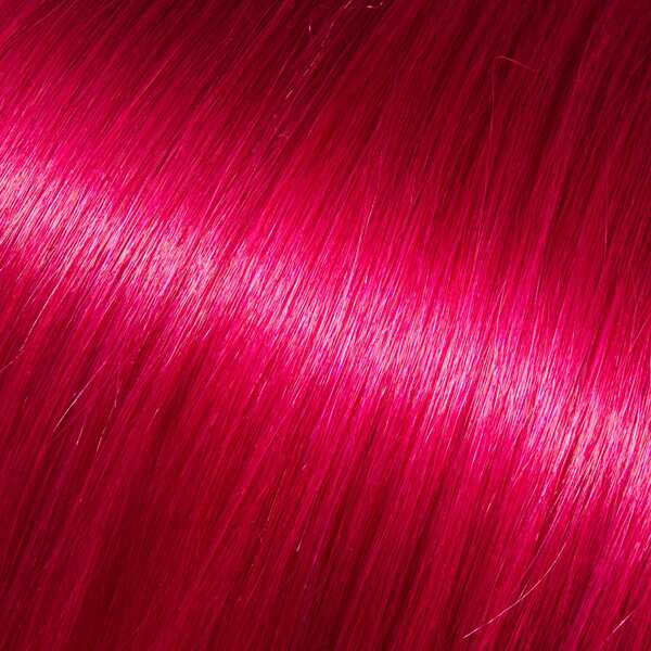Fun Color Human Hair Weft - Dark Fuchsia (Pamela) ( Wavy or Straight)