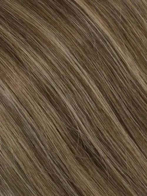 Chocolate Caramel Swirl Bulk Hair - P6/10 ( Wavy or Straight)