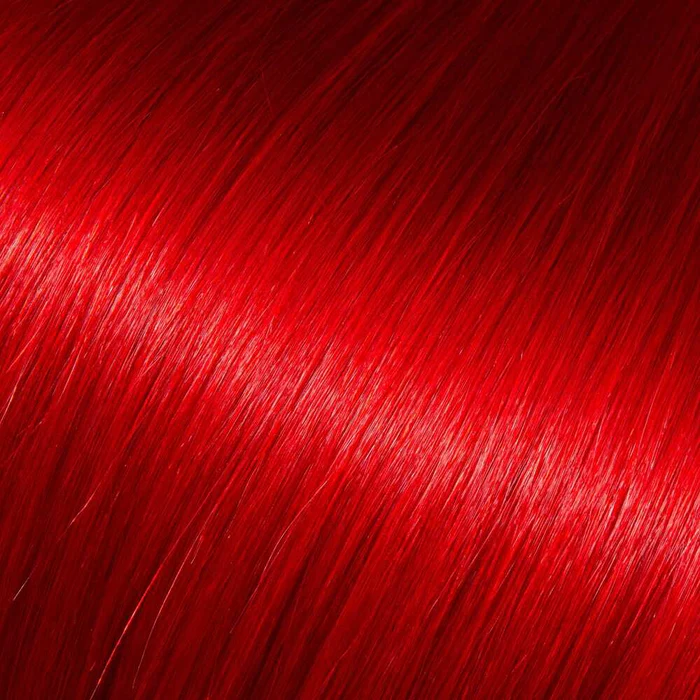 Fun Color Human Hair Weft -Red (Victoria)) ( Wavy or Straight)