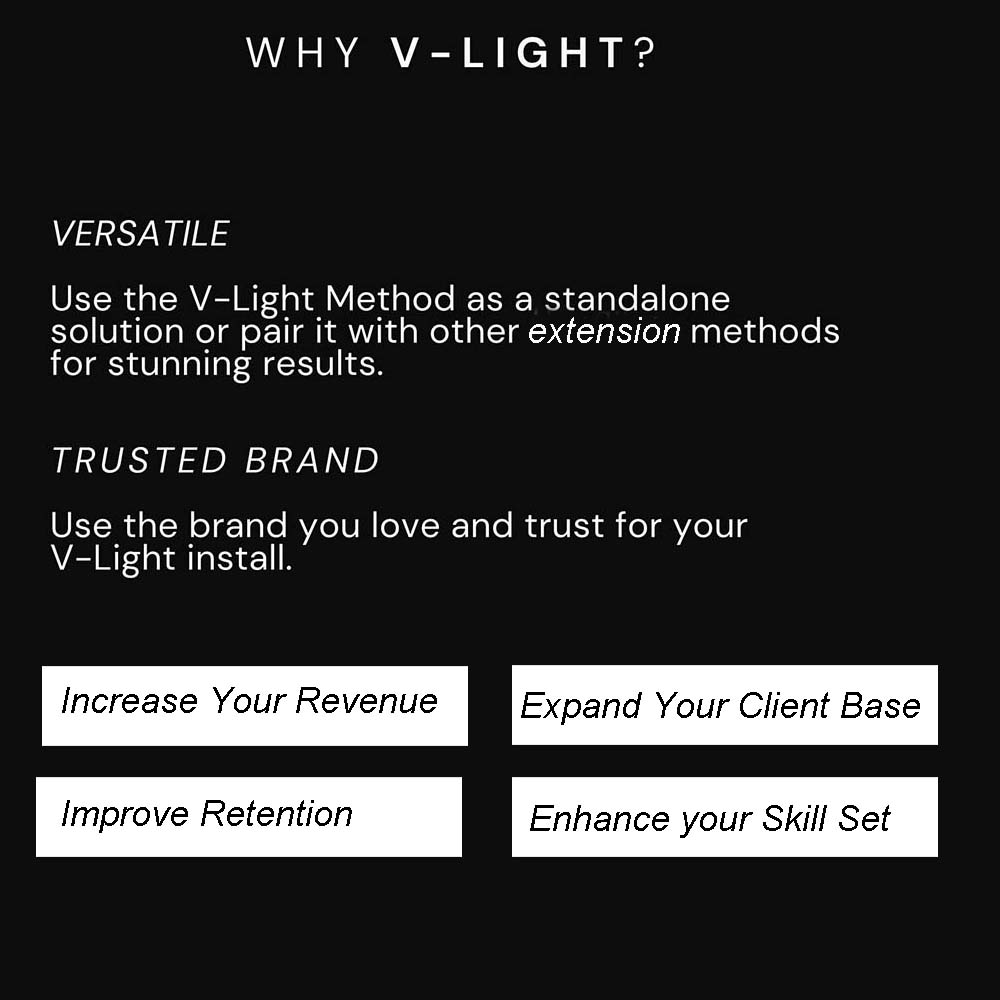 Wholesale V Light Hair Extension Full Set For Salon（UPGRADE LUXURY PACKAGE）