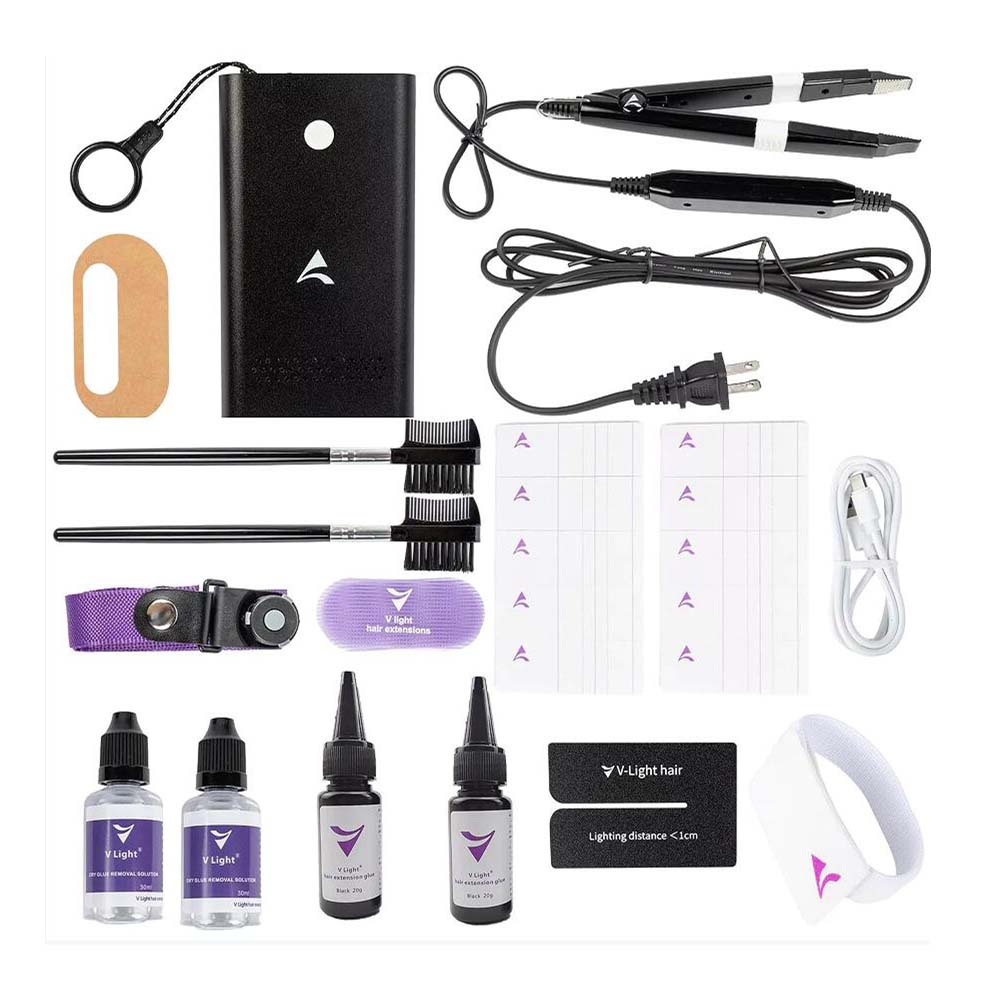 V Light Hair Extension Full Set For Salon ( STANDARD PACKAGE ）