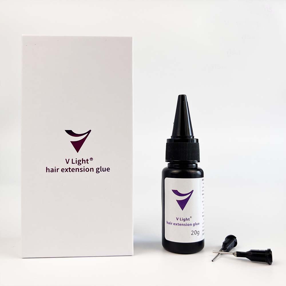 Buy V Light Hair Extension Glue For Salon Get 1 Free Removal Glue