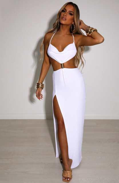 Adrianna Maxi Dress - White-My Top Dress.All Rights Reserved
