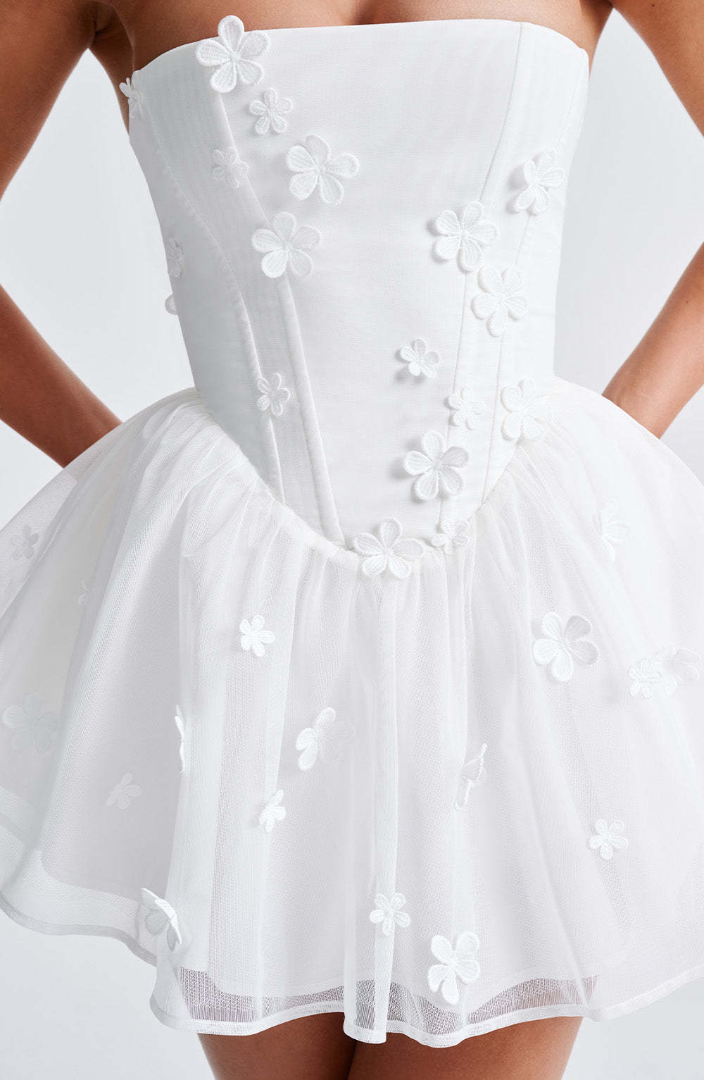 Justina Playsuit - Ivory-My Top Dress.All Rights Reserved