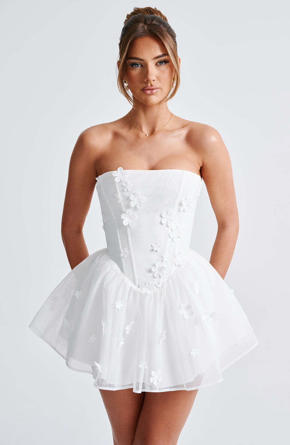 Justina Playsuit - Ivory-My Top Dress.All Rights Reserved