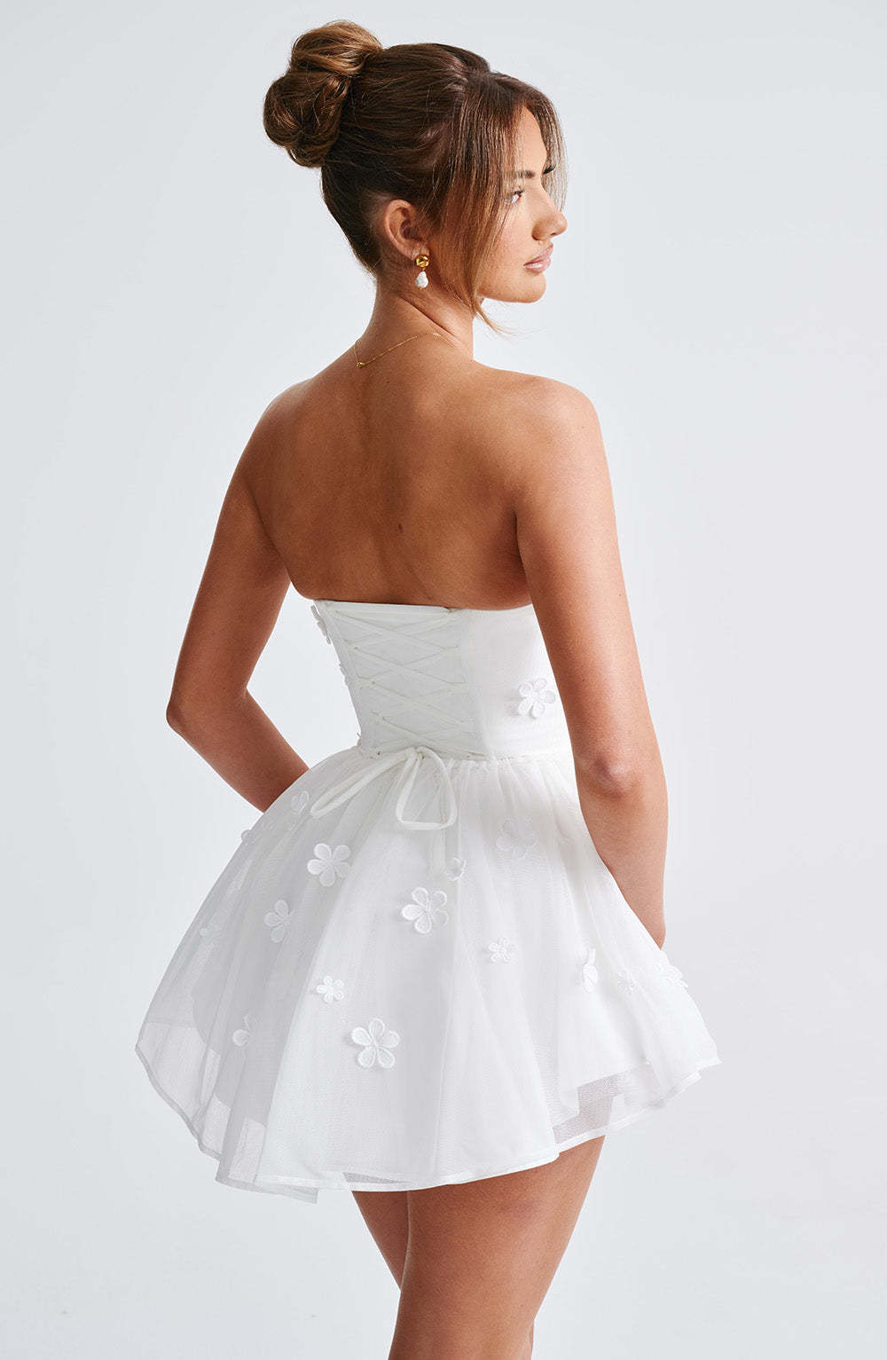 Justina Playsuit - Ivory-My Top Dress.All Rights Reserved