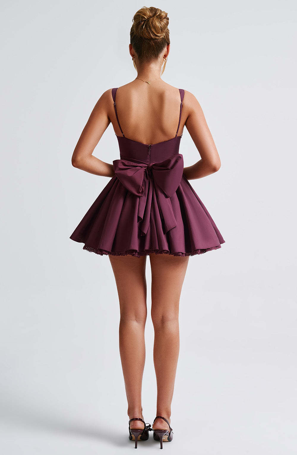 Josie Mini Dress - Cherry Lacquer-My Top Dress.All Rights Reserved
