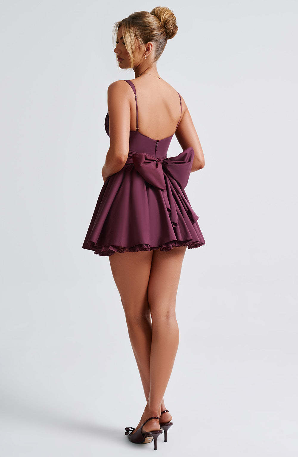Josie Mini Dress - Cherry Lacquer-My Top Dress.All Rights Reserved