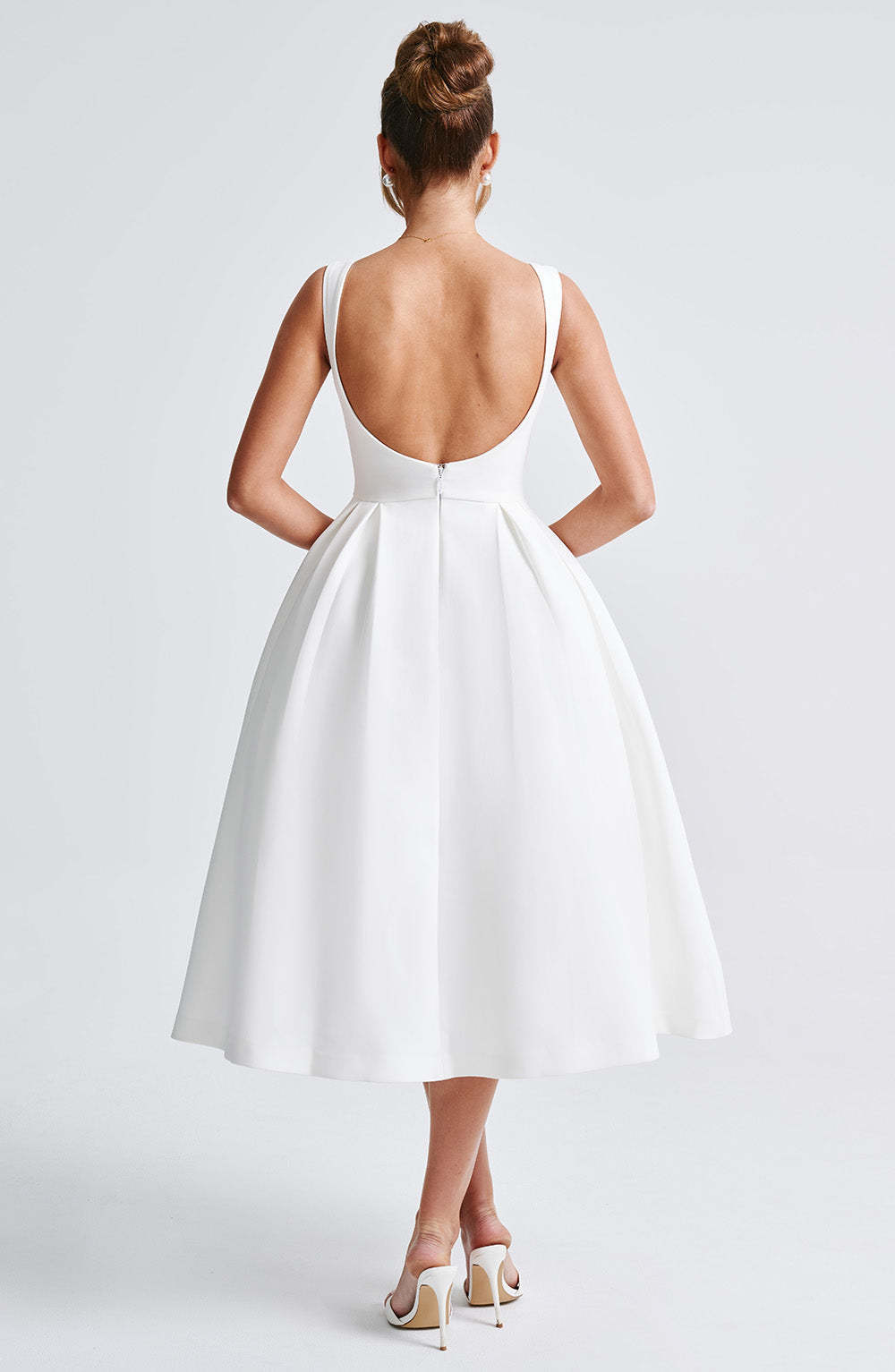 Clarabella Midi Dress - Ivory-My Top Dress.All Rights Reserved