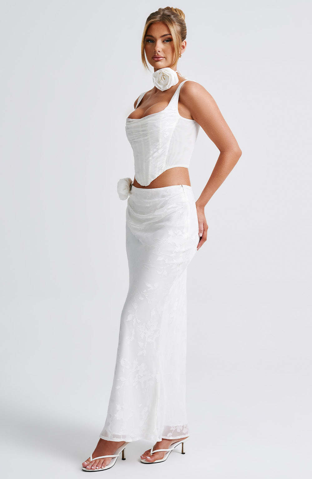 Elizabeth Maxi Skirt - Ivory-My Top Dress.All Rights Reserved