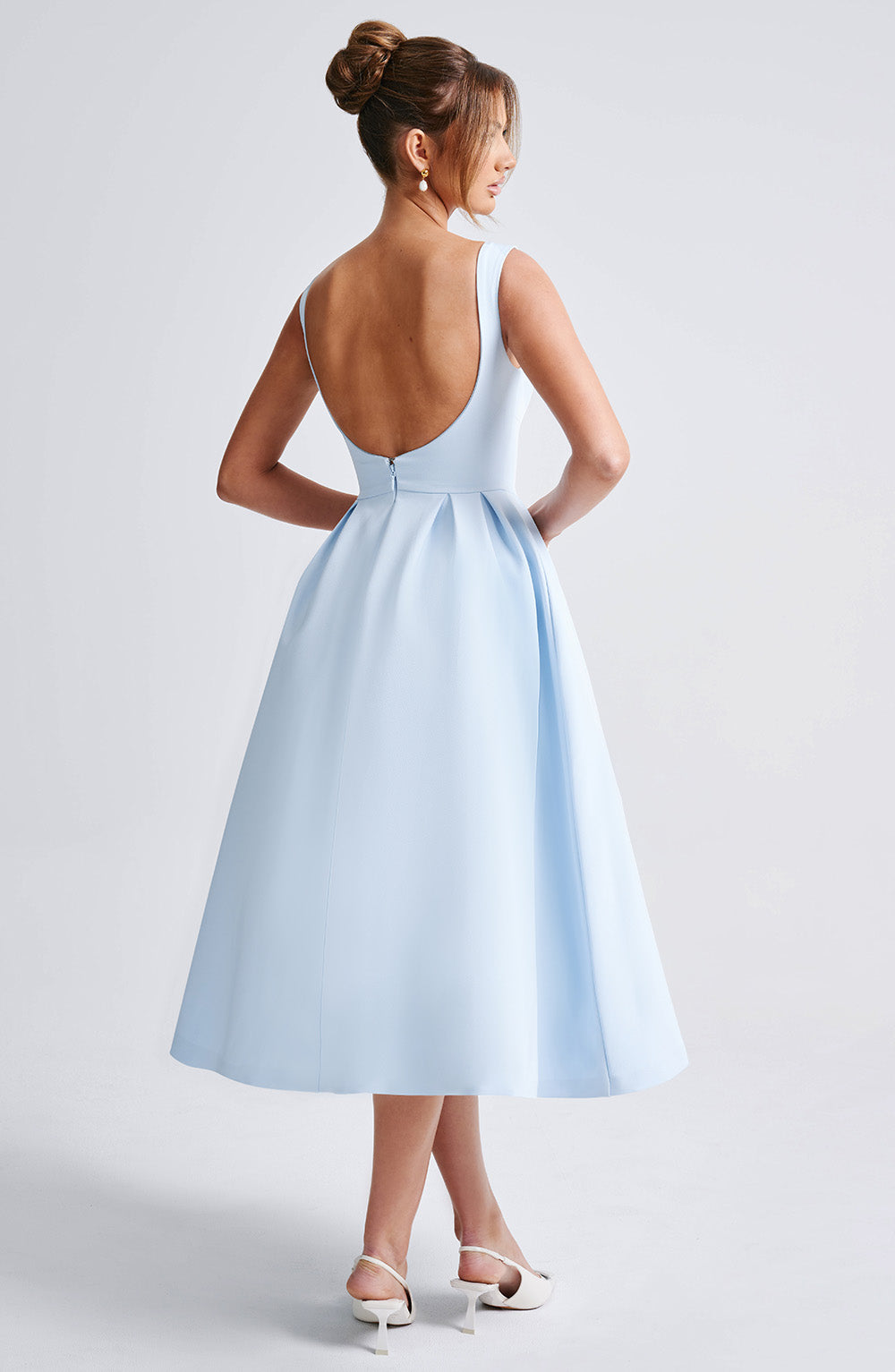 Clarabella Midi Dress - Blue-My Top Dress.All Rights Reserved