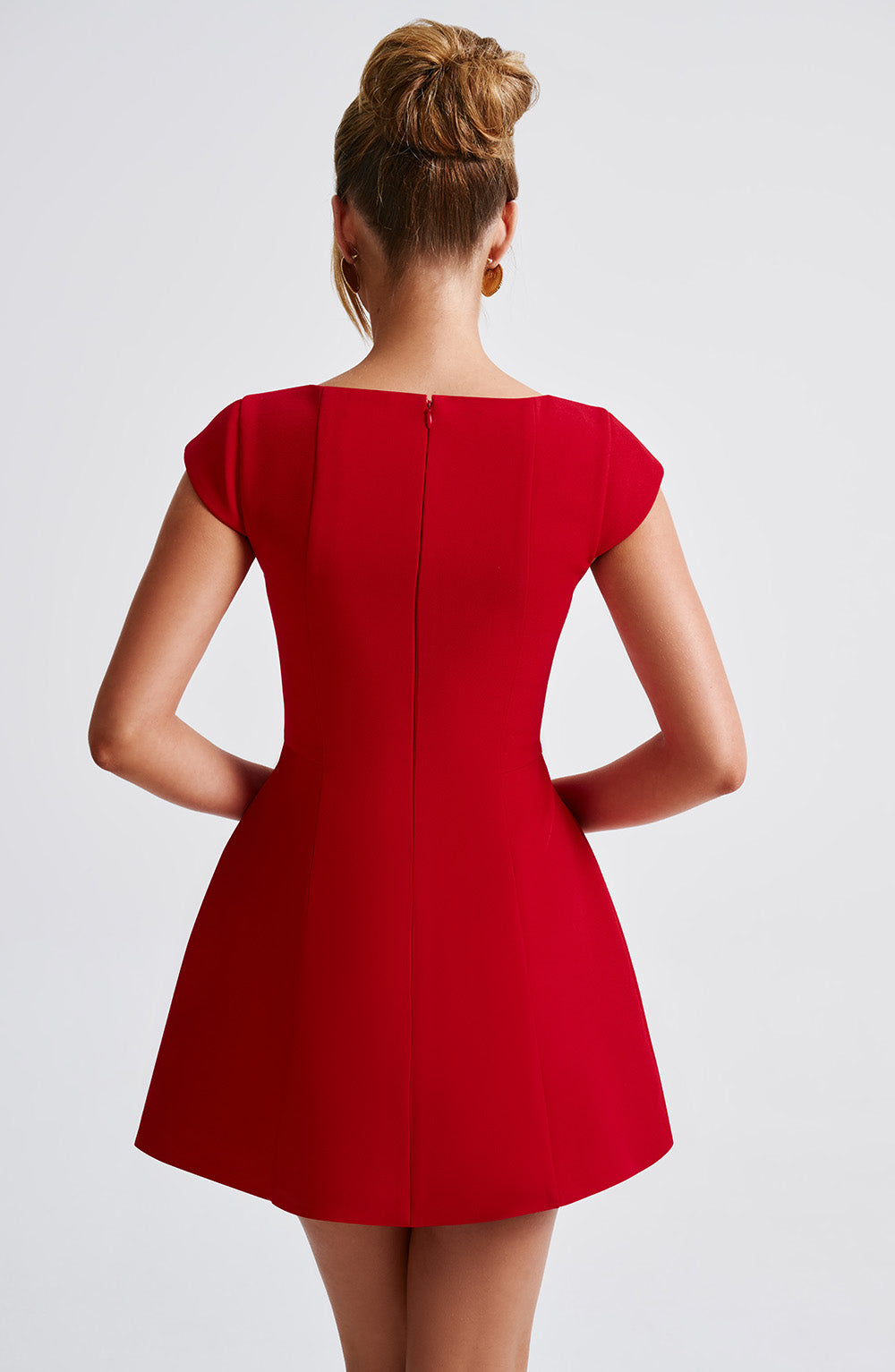 Lena Mini Dress - Red-My Top Dress.All Rights Reserved