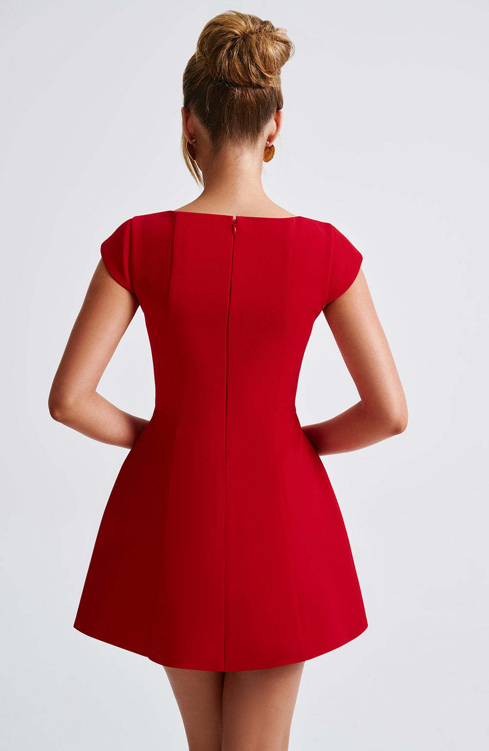 Lena Mini Dress - Red-My Top Dress.All Rights Reserved