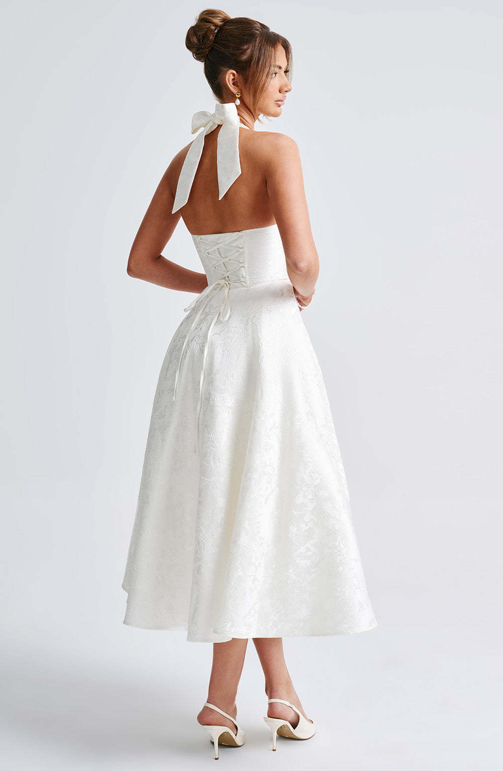 Effie Midi Dress - Ivory-My Top Dress.All Rights Reserved