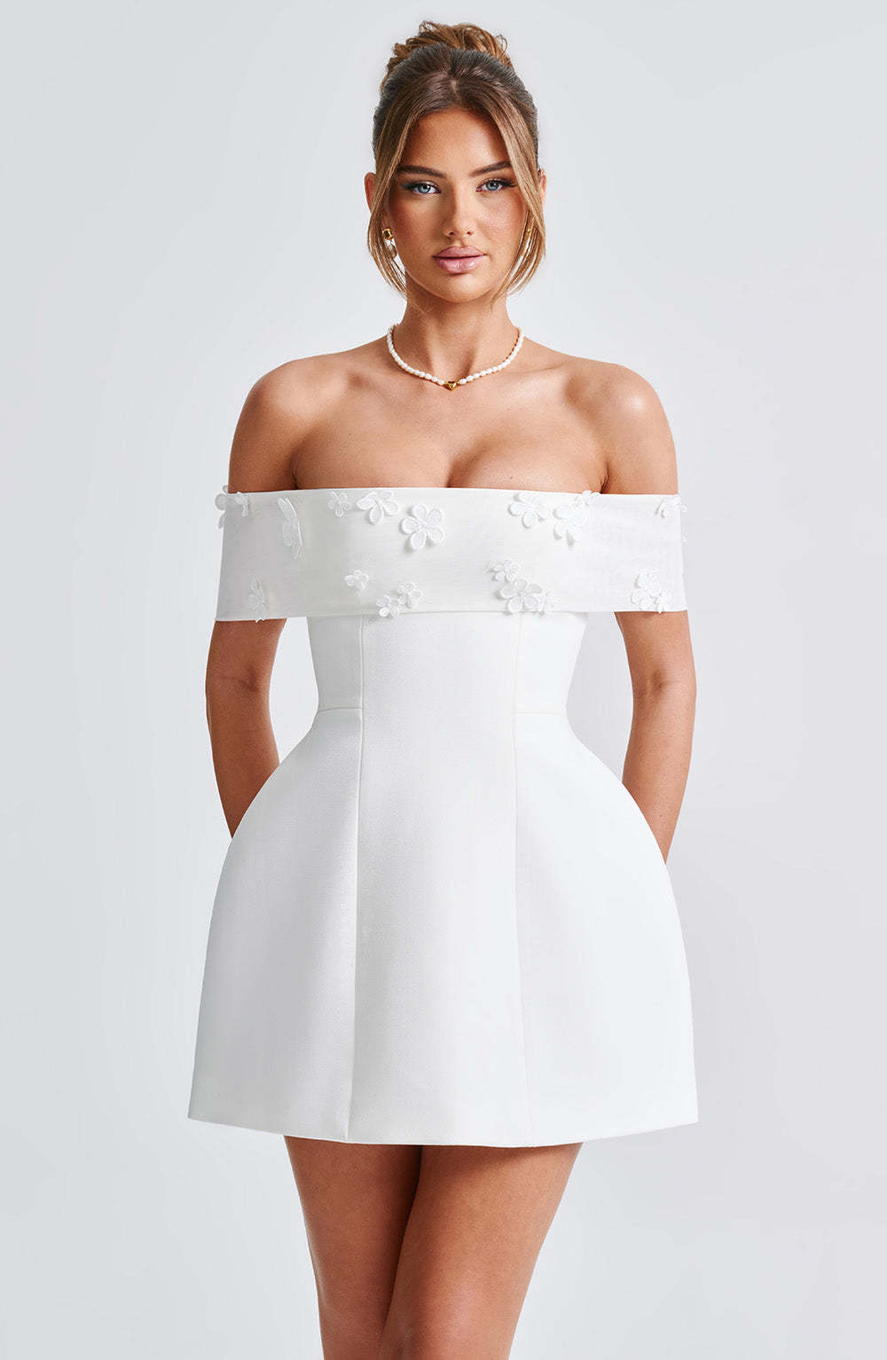 Laurel Mini Dress - Ivory-My Top Dress.All Rights Reserved
