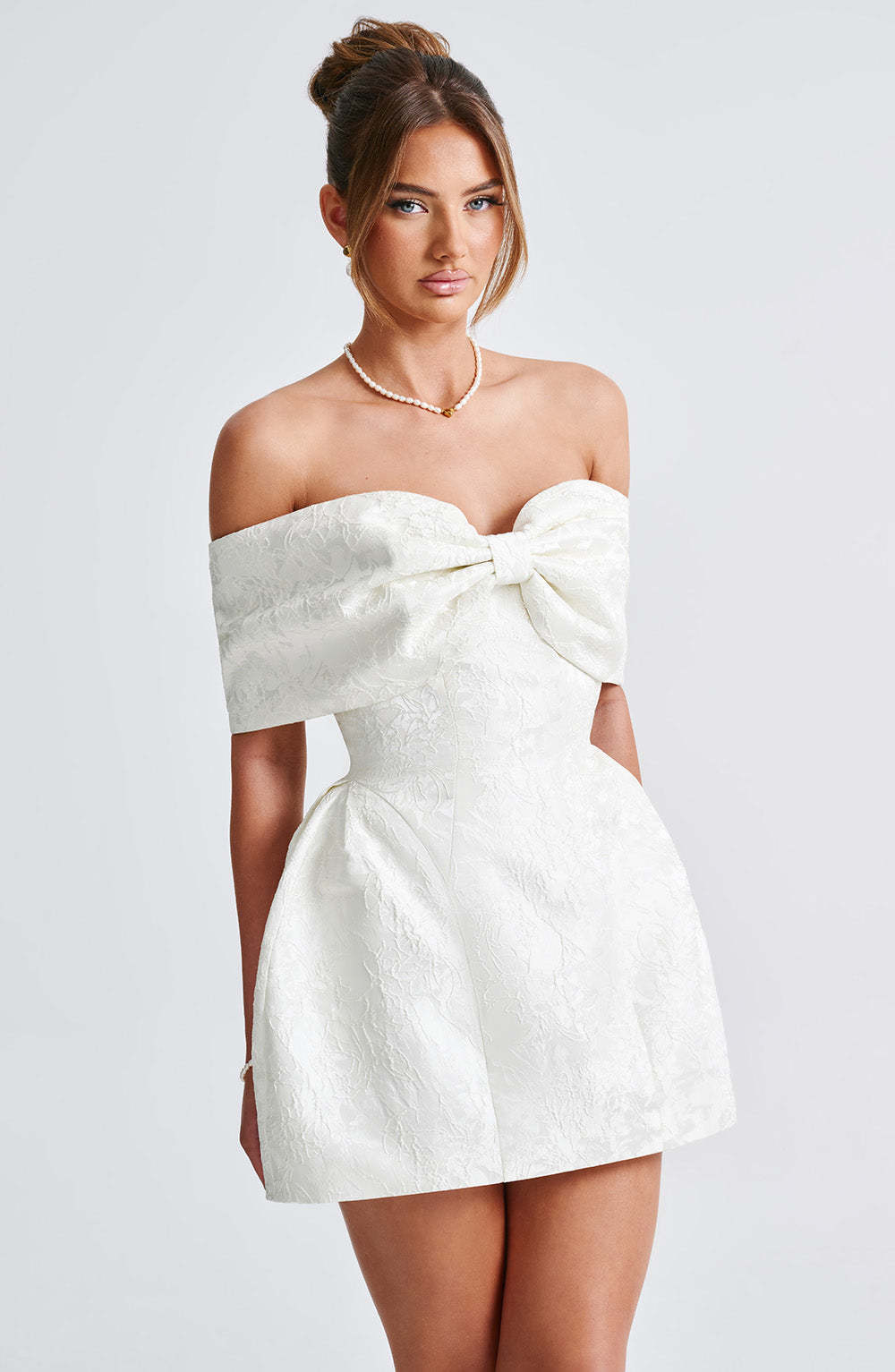 Raquel Mini Dress - Ivory-My Top Dress.All Rights Reserved