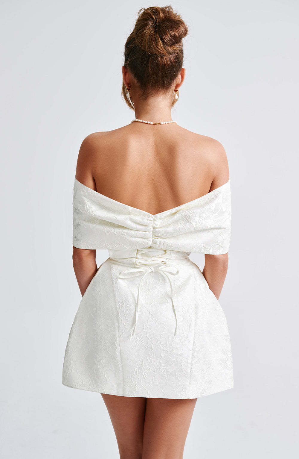 Raquel Mini Dress - Ivory-My Top Dress.All Rights Reserved
