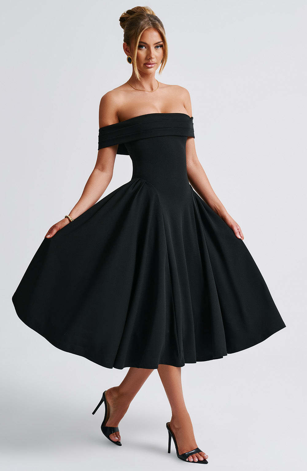 Miranda Midi Dress - Black-My Top Dress.All Rights Reserved