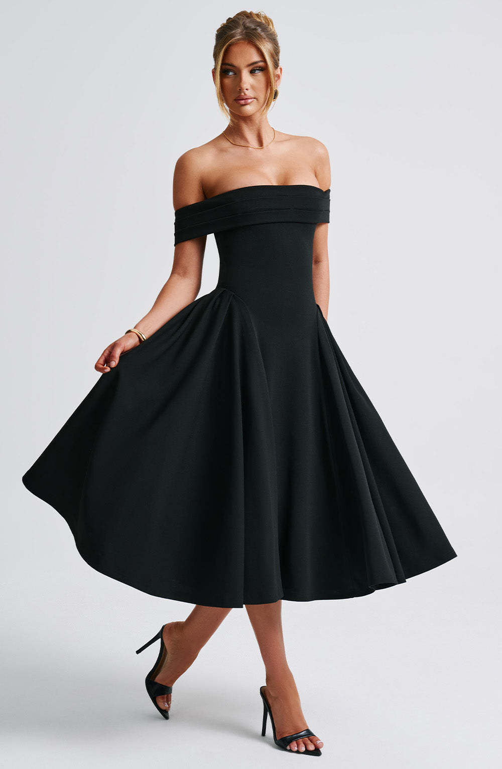 Miranda Midi Dress - Black-My Top Dress.All Rights Reserved