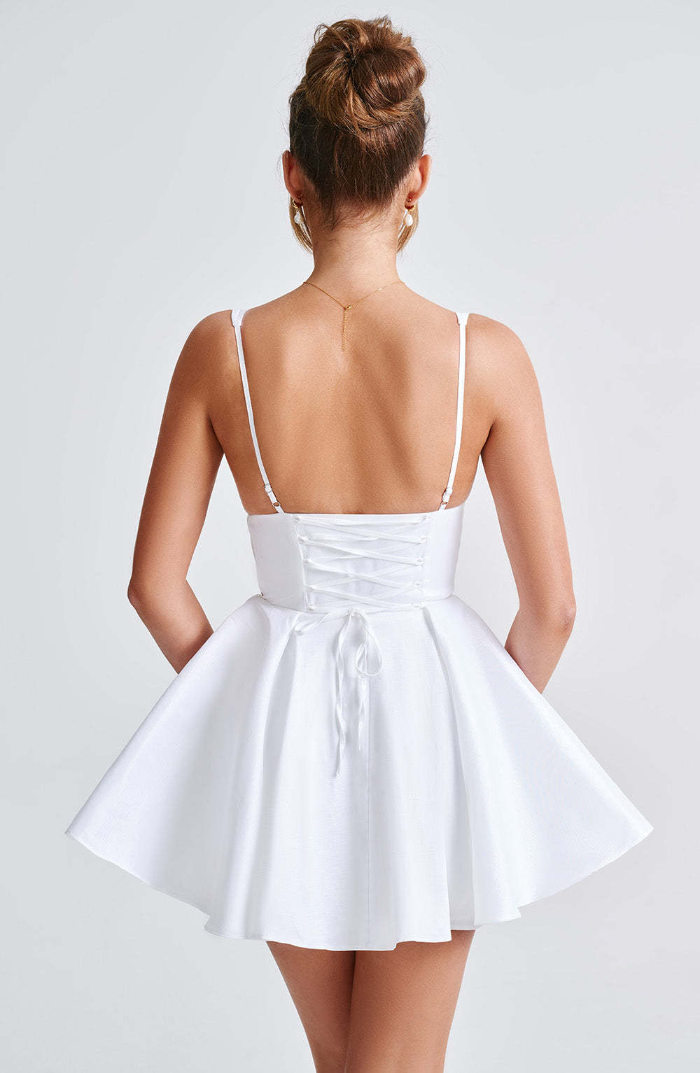 Imani Mini Dress - Ivory-My Top Dress.All Rights Reserved