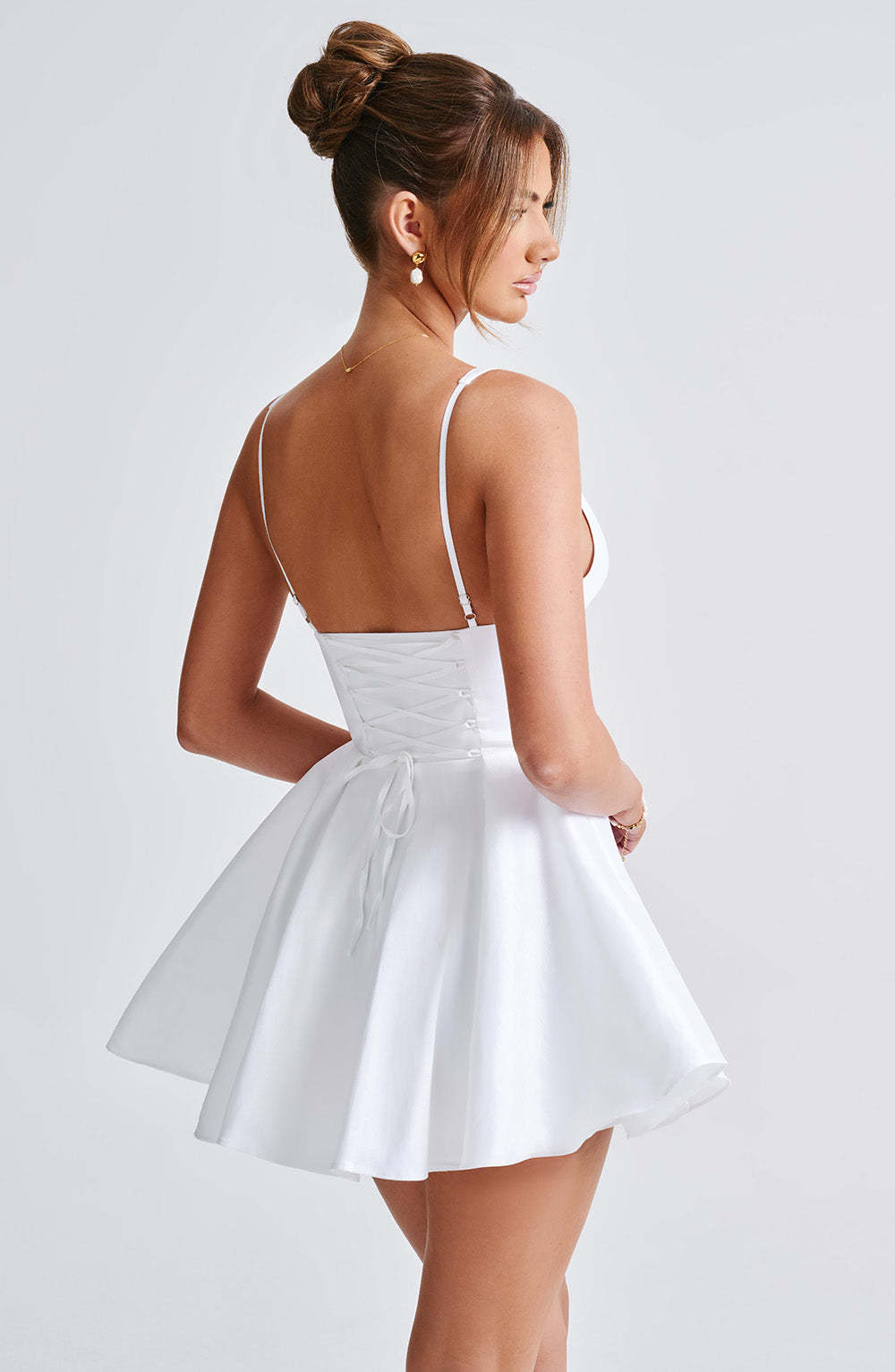 Imani Mini Dress - Ivory-My Top Dress.All Rights Reserved