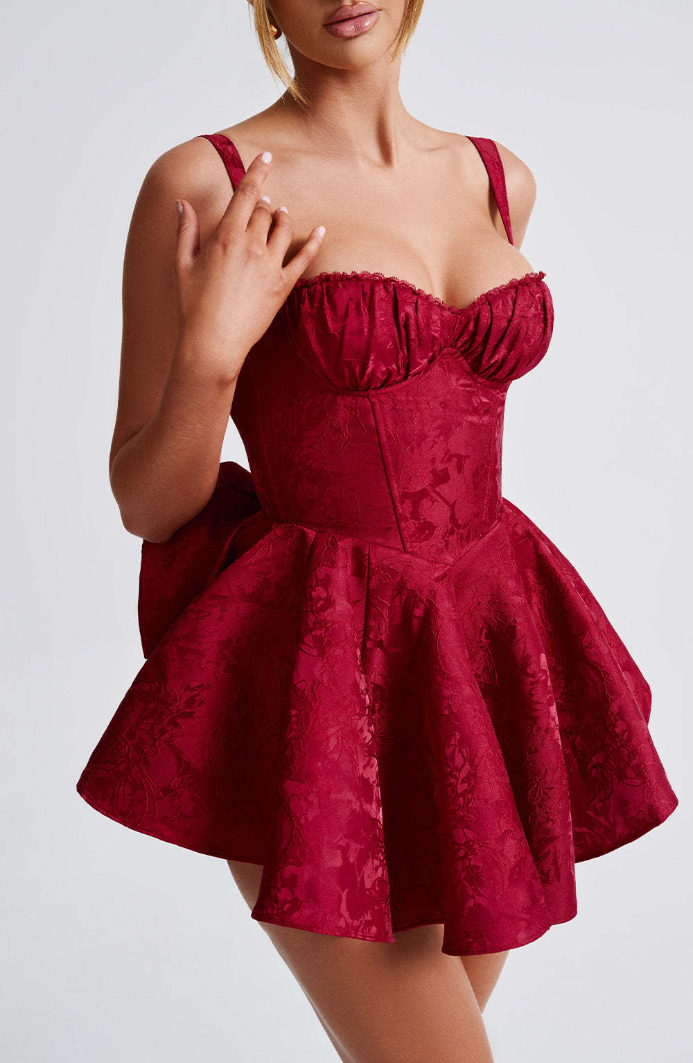 Emelie Playsuit - Red-My Top Dress.All Rights Reserved