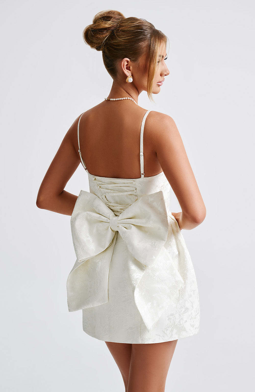 Zoella Mini Dress - Ivory-My Top Dress.All Rights Reserved