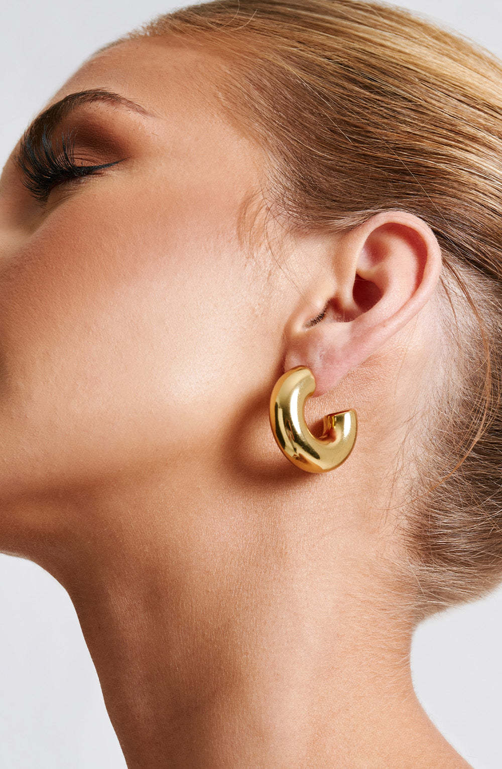 Petra Hoop Earrings - Gold-My Top Dress.All Rights Reserved